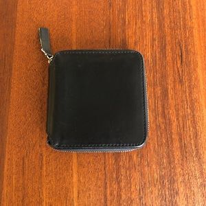 Black Square Leather BAGGU Wallet